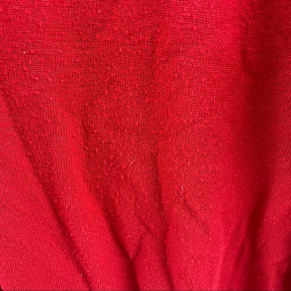 Graffiti turtleneck red sweater - Picture 3 of 5